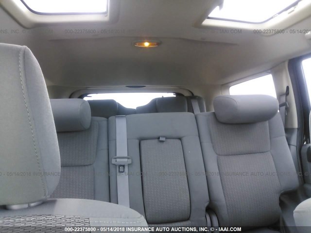 1J8HH48K27C700984 - 2007 JEEP COMMANDER BLACK photo 8