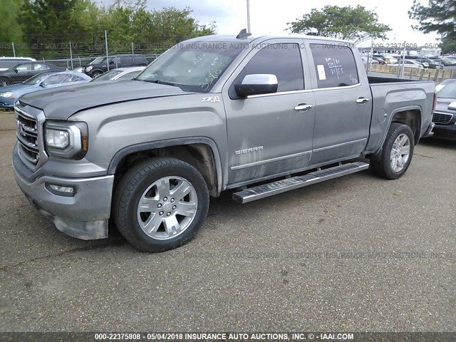 3GTU2NEC0HG338890 - 2017 GMC SIERRA K1500 SLT GRAY photo 2