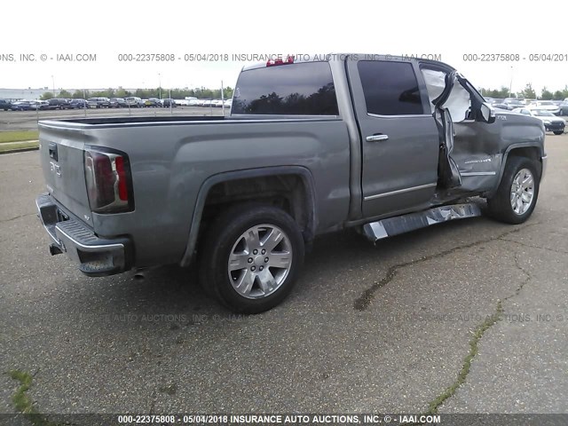 3GTU2NEC0HG338890 - 2017 GMC SIERRA K1500 SLT GRAY photo 4