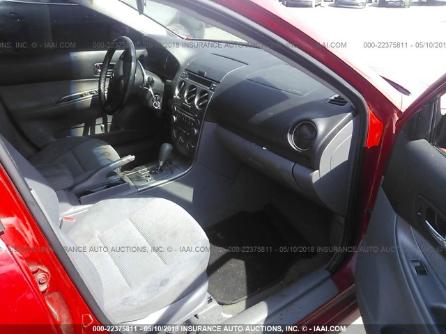 1YVFP84C545N80213 - 2004 MAZDA 6 I RED photo 5