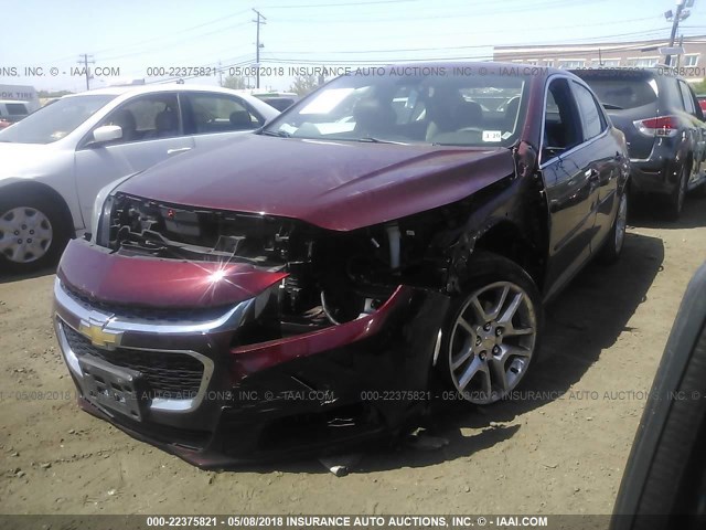 1G11C5SL1FF269641 - 2015 CHEVROLET MALIBU 1LT 勃艮第红 照片 2