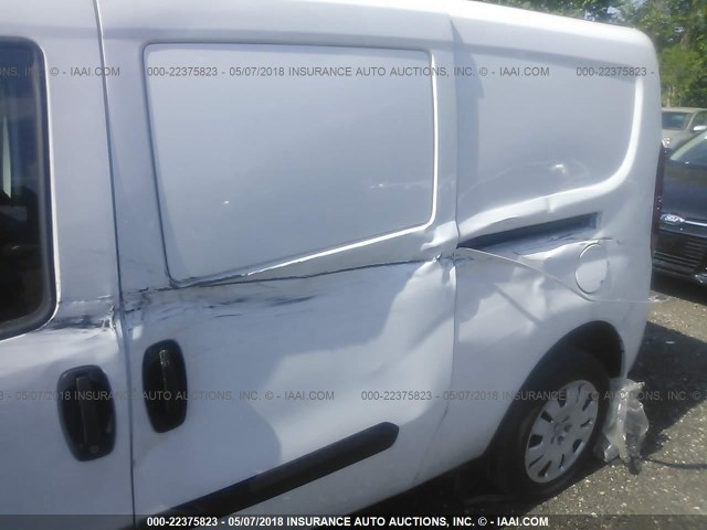 ZFBERFBT0G6A99020 - 2016 RAM PROMASTER CITY SLT WHITE photo 6