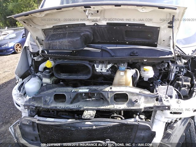 3C6TRVDGXFE520849 - 2015 RAM PROMASTER 2500 2500 HIGH WHITE photo 10