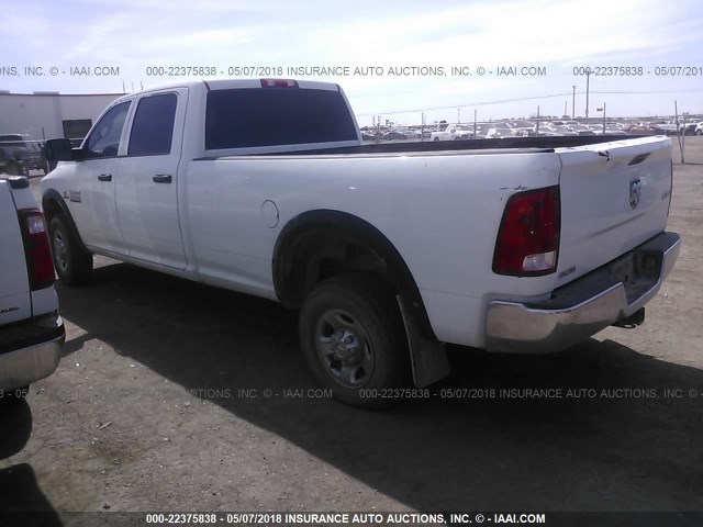 3C6UR5HL2DG572098 - 2013 RAM 2500 ST WHITE photo 3