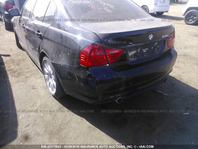 WBAPL33549A406124 - 2009 BMW 335 XI BLACK photo 6