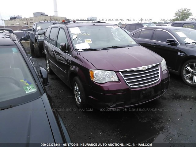 2A8HR54P48R701647 - 2008 CHRYSLER TOWN & COUNTRY TOURING RED photo 1