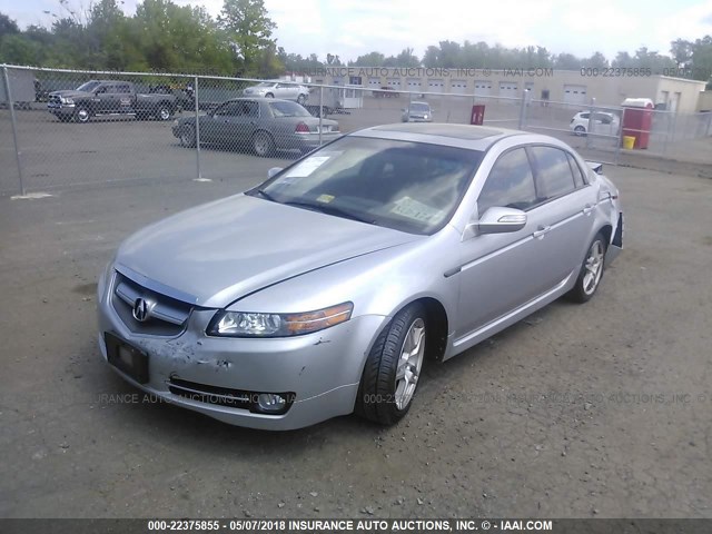 19UUA66238A021653 - 2008 ACURA TL SILVER photo 2