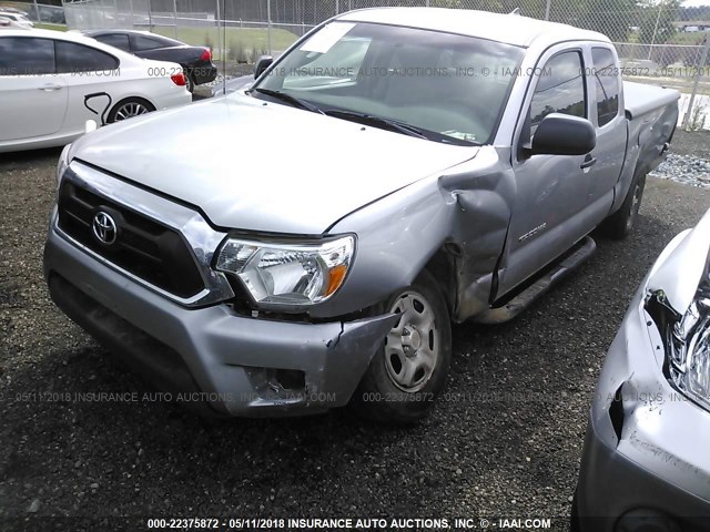 5TFTX4CN1FX066449 - 2015 TOYOTA TACOMA ACCESS CAB Күміс фото 2