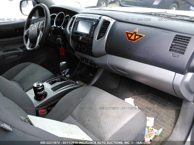 5TFTX4CN1FX066449 - 2015 TOYOTA TACOMA ACCESS CAB Күміс фото 5