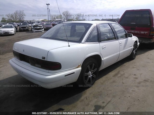 2G4WF52L5S1448041 - 1995 BUICK REGAL GRAN SPORT WHITE photo 4