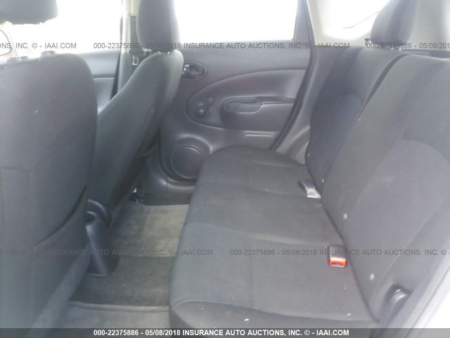 3N1CE2CP6EL352936 - 2014 NISSAN VERSA NOTE S/S PLUS/SV/SL SILVER photo 8