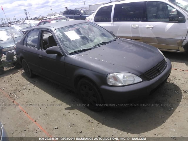 2HGEJ6612XH519211 - 1999 HONDA CIVIC SE BLACK photo 1