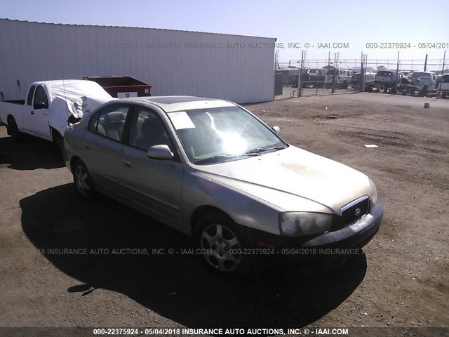 KMHDN45D63U514563 - 2003 HYUNDAI ELANTRA GLS/GT GOLD photo 1