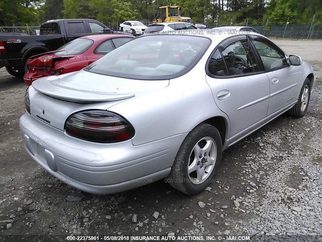 1G2WK52J61F122789 - 2001 PONTIAC GRAND PRIX SE SILVER photo 4