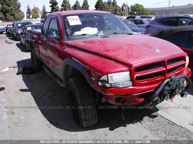 1B7GG23Y5VS269842 - 1997 DODGE DAKOTA RED photo 1