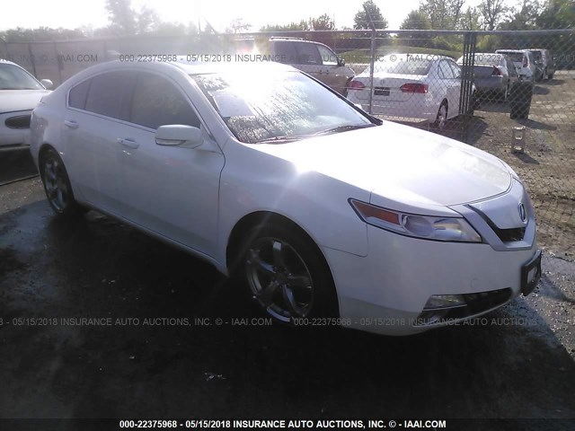 19UUA9F56AA001933 - 2010 ACURA TL WHITE photo 1