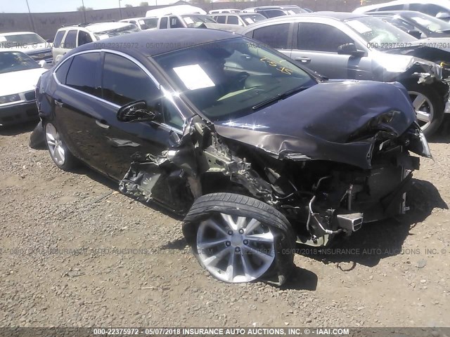 1G4PP5SK0E4111696 - 2014 BUICK VERANO GRAY photo 1