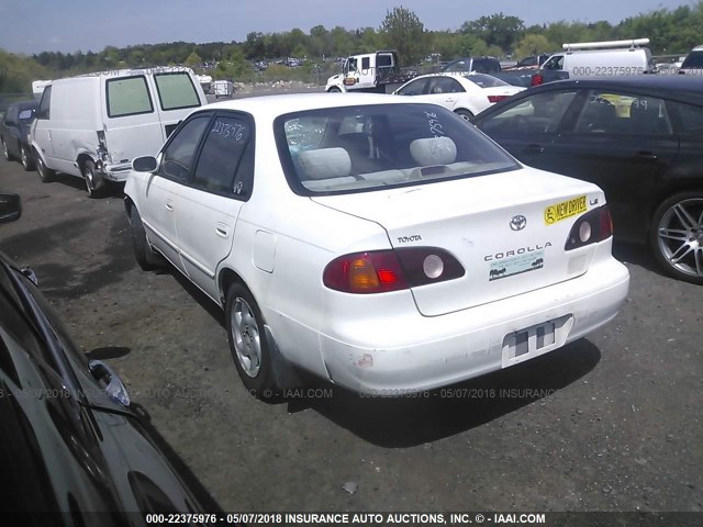 1NXBR12E52Z639561 - 2002 TOYOTA COROLLA CE/LE/S WHITE photo 3