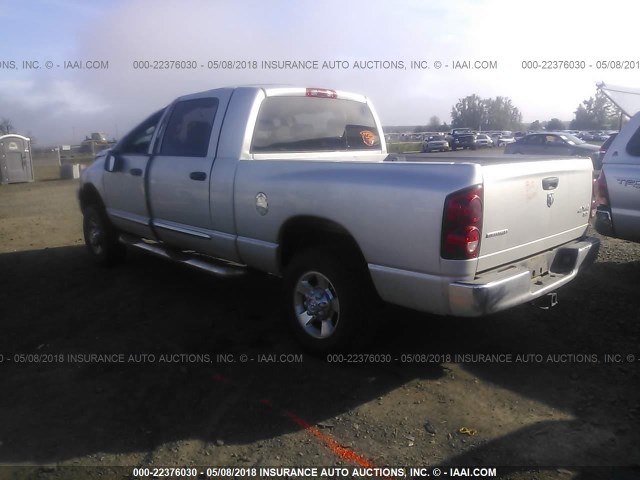 3D7KS19D87G853630 - 2007 DODGE RAM 1500 SILVER photo 3