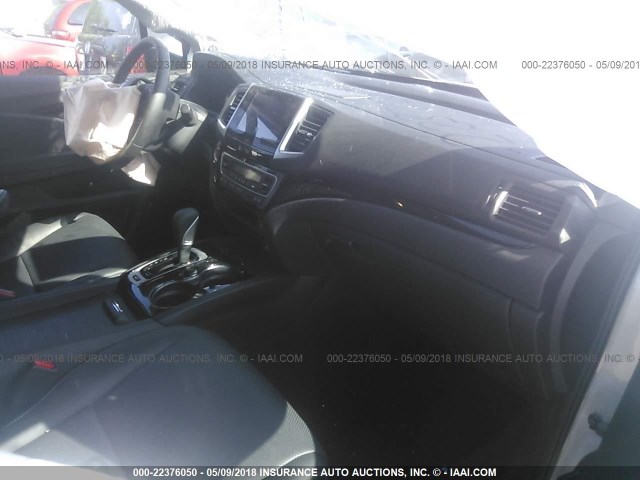 5FPYK3F74HB026981 - 2017 HONDA RIDGELINE RTL SILVER photo 5