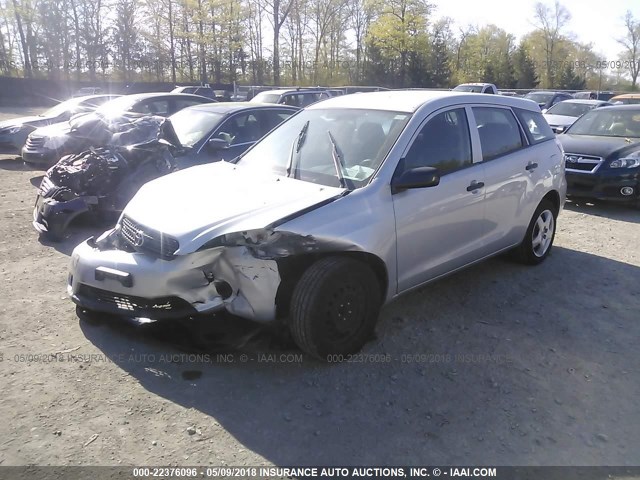 2T1KR32E88C720365 - 2008 TOYOTA COROLLA MATRIX XR SILVER photo 2