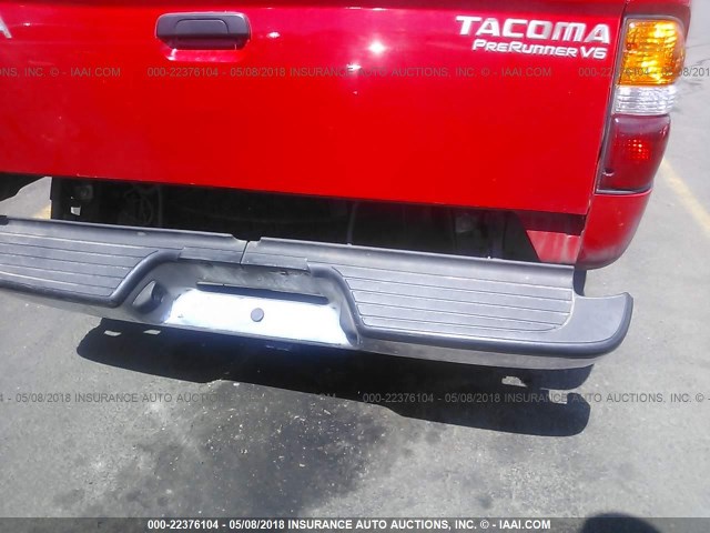 5TEGN92N31Z876804 - 2001 TOYOTA TACOMA DOUBLE CAB PRERUNNER RED photo 6