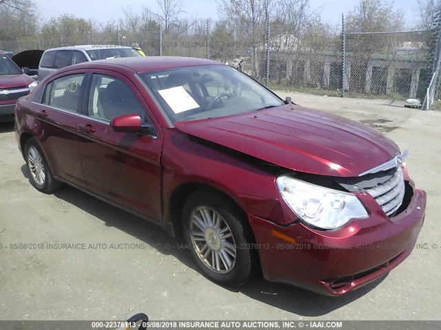 1C3LC56R88N276842 - 2008 CHRYSLER SEBRING TOURING RED photo 1