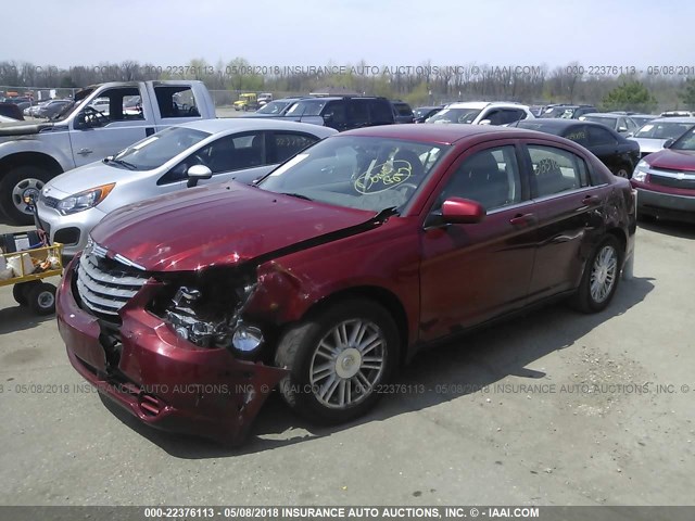 1C3LC56R88N276842 - 2008 CHRYSLER SEBRING TOURING RED photo 2