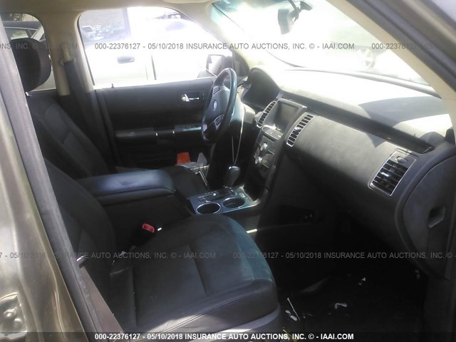 2FMGK5C83DBD03491 - 2013 FORD FLEX SEL GRAY photo 5