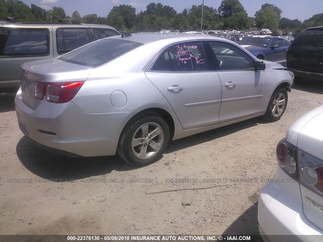 1G11B5SA0DF180531 - 2013 CHEVROLET MALIBU LS 银色 照片 4