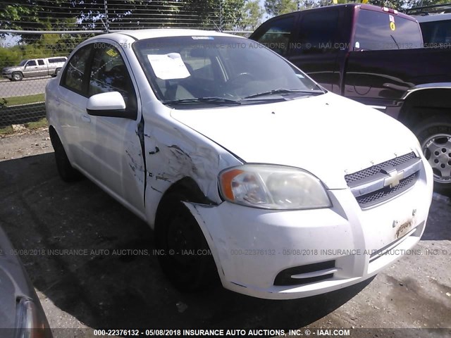 KL1TD56698B271849 - 2008 CHEVROLET AVEO LS WHITE photo 1