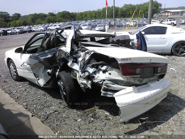 2G4WS52J911335315 - 2001 BUICK CENTURY CUSTOM WHITE photo 3