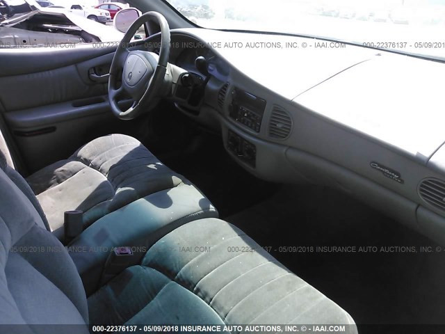 2G4WS52J911335315 - 2001 BUICK CENTURY CUSTOM WHITE photo 5