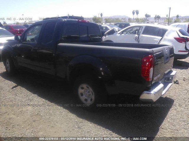 1N6BD06T46C404356 - 2006 NISSAN FRONTIER KING CAB XE BLACK photo 3