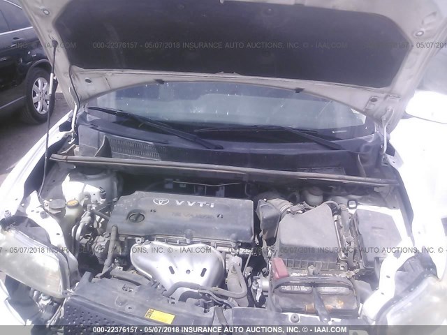 JTLKE50E281052887 - 2008 TOYOTA SCION XB WHITE photo 10