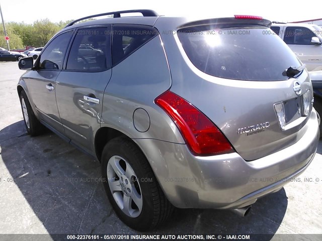 JN8AZ08WX3W203227 - 2003 NISSAN MURANO SL/SE GRAY photo 3