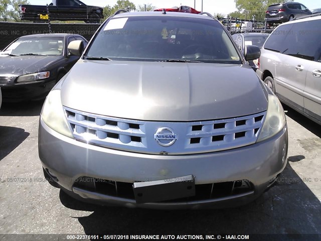 JN8AZ08WX3W203227 - 2003 NISSAN MURANO SL/SE GRAY photo 6