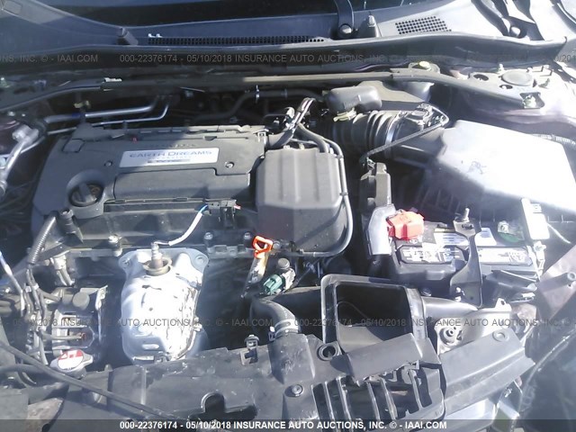 1HGCR2F57EA252803 - 2014 HONDA ACCORD SPORT 勃艮第红 照片 10