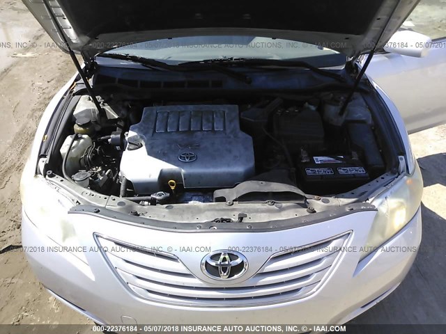 JTNBK46K073028548 - 2007 TOYOTA CAMRY NEW GENERAT LE/XLE/SE SILVER photo 10