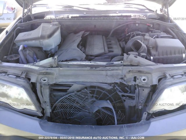 5UXFA53543LV99563 - 2003 BMW X5 3.0I GRAY photo 10