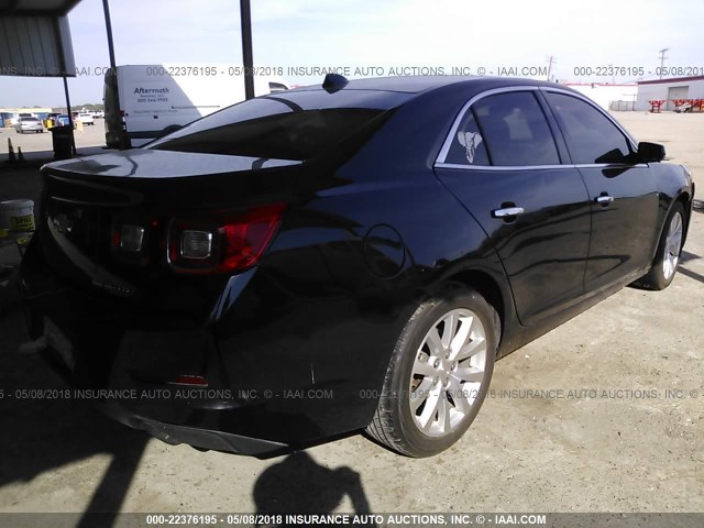 1G11H5SL7EF118464 - 2014 CHEVROLET MALIBU LTZ 黑色 照片 4