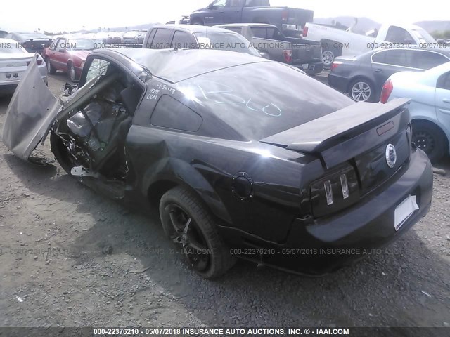 1ZVFT82H655103112 - 2005 FORD MUSTANG GT BLACK photo 3
