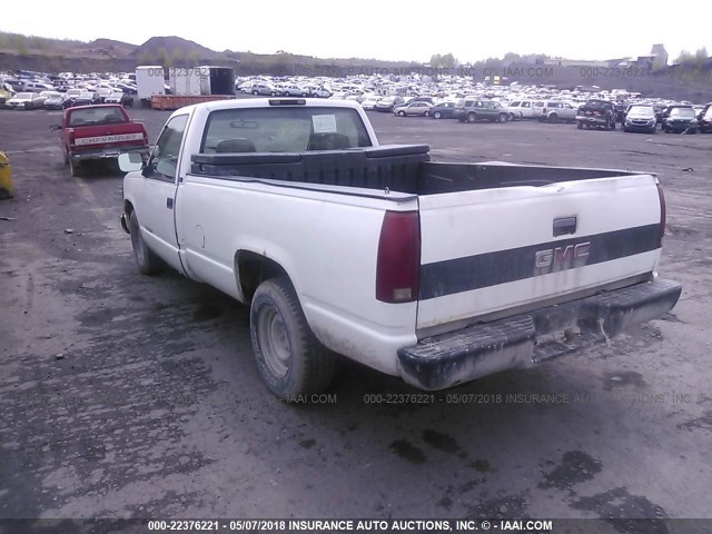 1GTEC14M5TZ513471 - 1996 GMC SIERRA C1500 WHITE photo 3