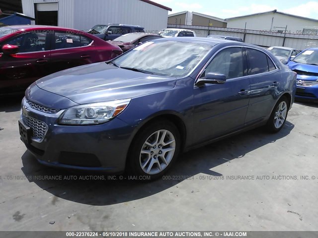 1G11C5SL5EF131227 - 2014 CHEVROLET MALIBU 1LT BLUE photo 2