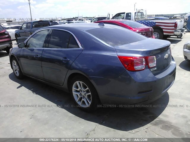 1G11C5SL5EF131227 - 2014 CHEVROLET MALIBU 1LT BLUE photo 3