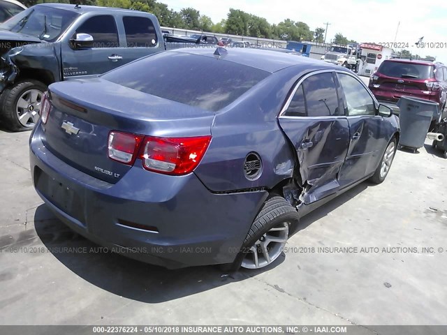 1G11C5SL5EF131227 - 2014 CHEVROLET MALIBU 1LT BLUE photo 4