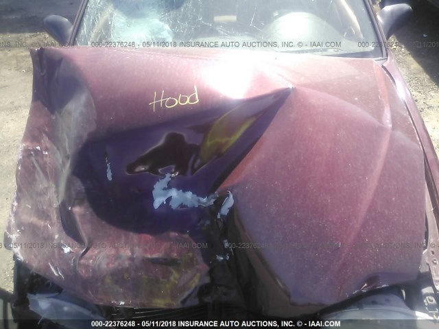 1NXBR18E1YZ337667 - 2000 TOYOTA COROLLA VE/CE/LE 栗色 照片 10