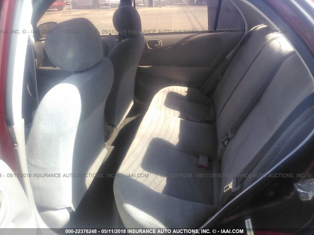 1NXBR18E1YZ337667 - 2000 TOYOTA COROLLA VE/CE/LE 栗色 照片 8