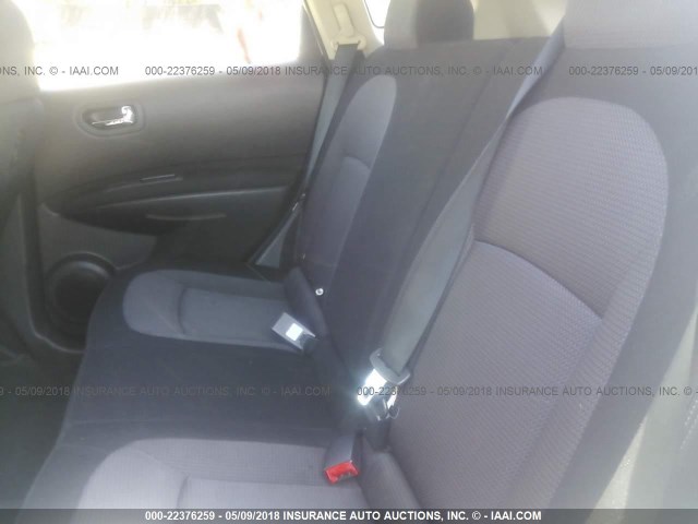 JN8AS58T08W025570 - 2008 NISSAN ROGUE S/SL SILVER photo 8