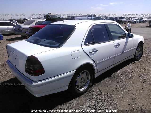 WDBHA29G6YA827310 - 2000 MERCEDES-BENZ C 280 WHITE photo 4